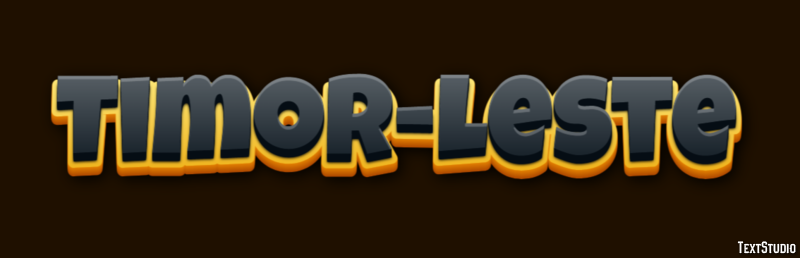 Timor-Leste Text Effect