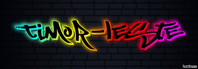 Timor-Leste Text Effect