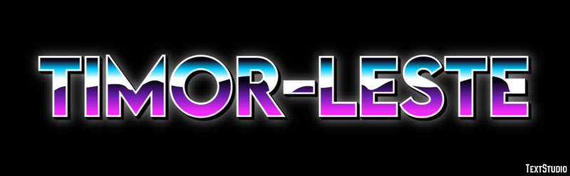 Timor-Leste Text Effect