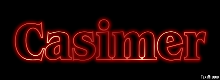 Casimer Text Effect