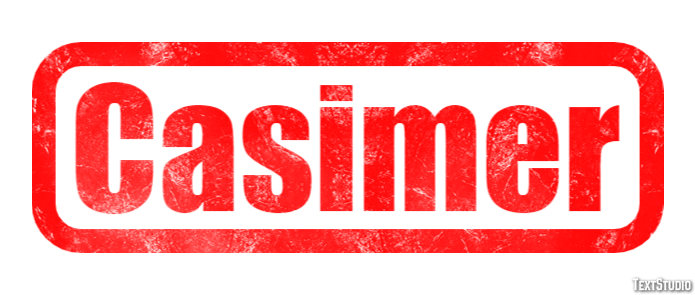 Casimer Efekt tekstowy