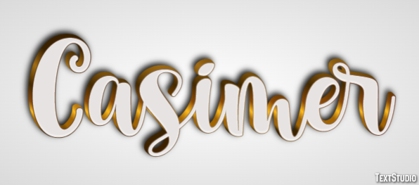 Casimer Text Effect