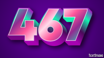 467 Efeito de texto