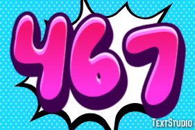 467 Tekst Effect