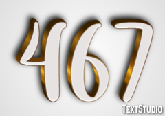 467 Эффект текста
