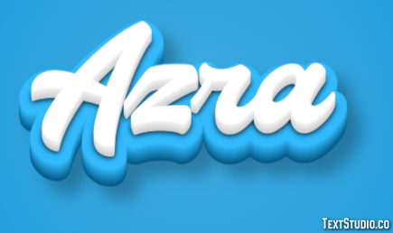 Azra Efeito de texto