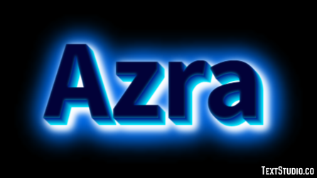 Azra Efeito de texto