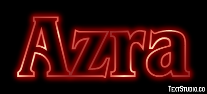Azra Efeito de texto