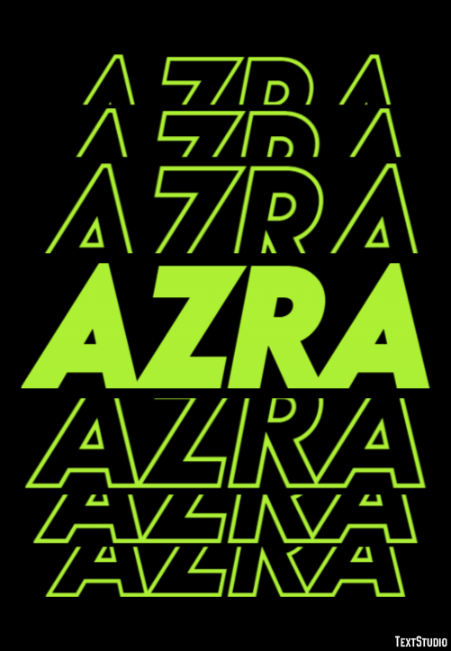 Azra Efeito de texto