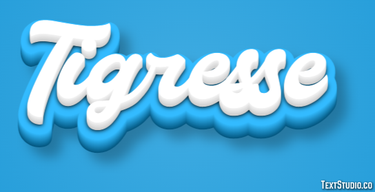 Tigresse Effet de Texte