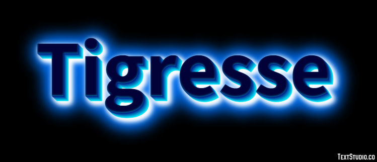 Tigresse Effet de Texte