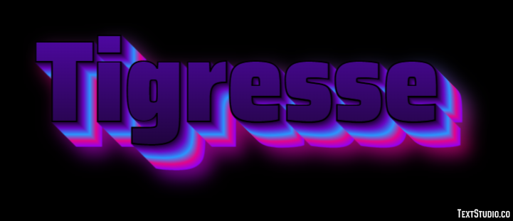 Tigresse Effet de Texte