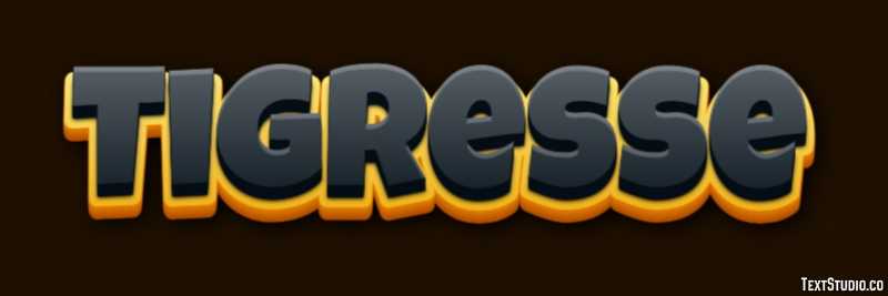 Tigresse Effet de Texte