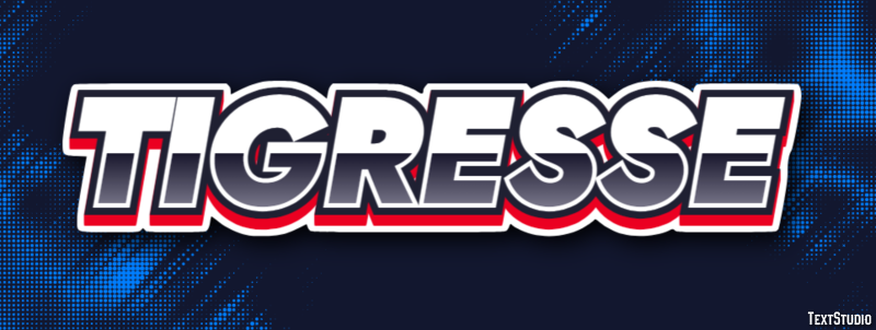 Tigresse Effet de Texte
