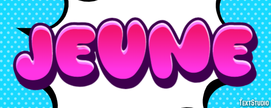 Jeune Effet de texte