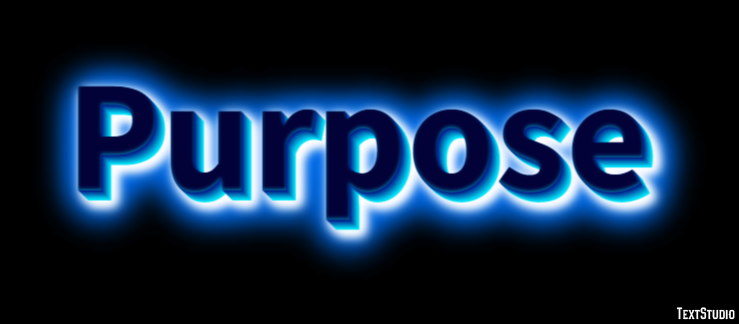 Purpose Text Effect