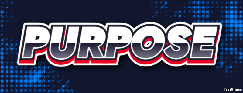 Purpose Text Effect