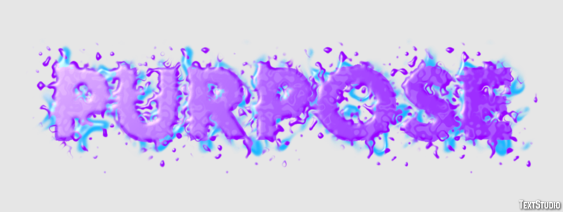 Purpose Text Effect