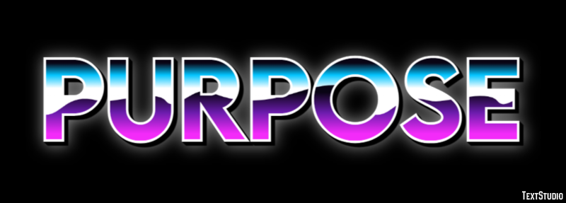 Purpose Text Effect