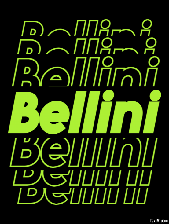 Bellini Efekt tekstowy