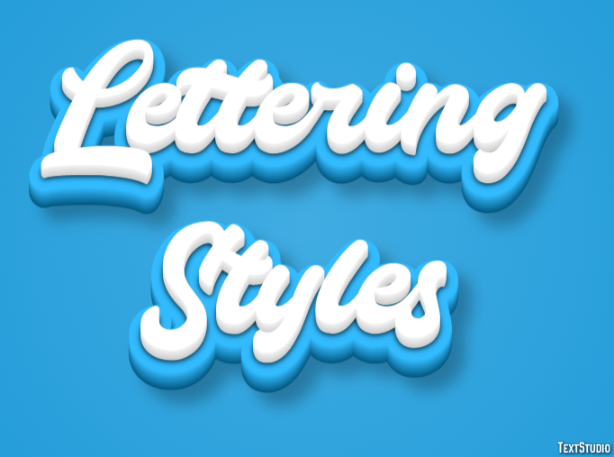Lettering Styles Text Effect