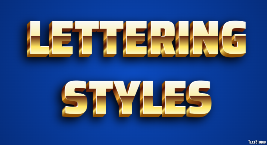 Lettering Styles Text Effect