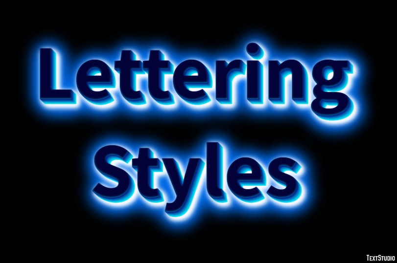Lettering Styles Text Effect