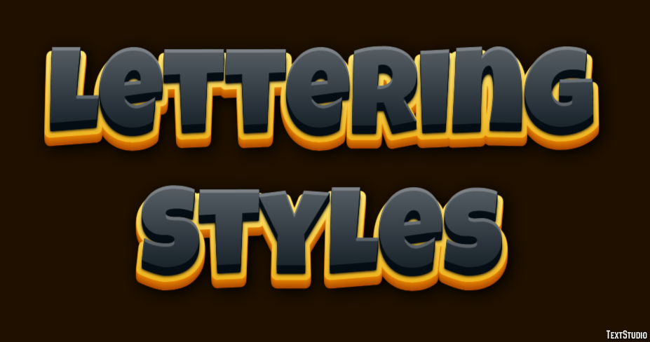 Lettering Styles Text Effect