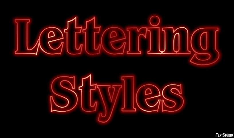 Lettering Styles Text Effect