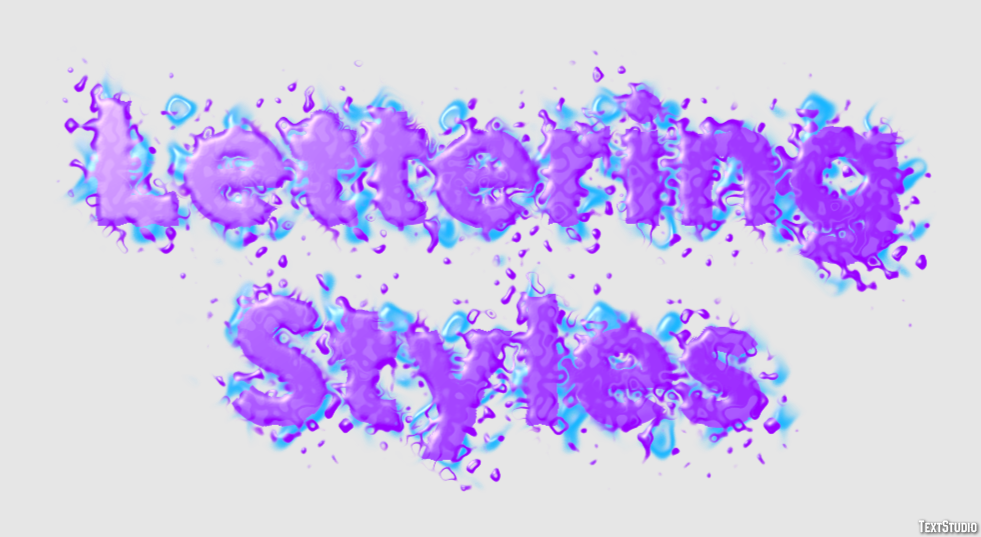 Lettering Styles Text Effect