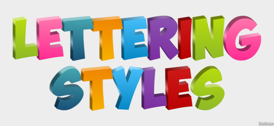 Lettering Styles Text Effect