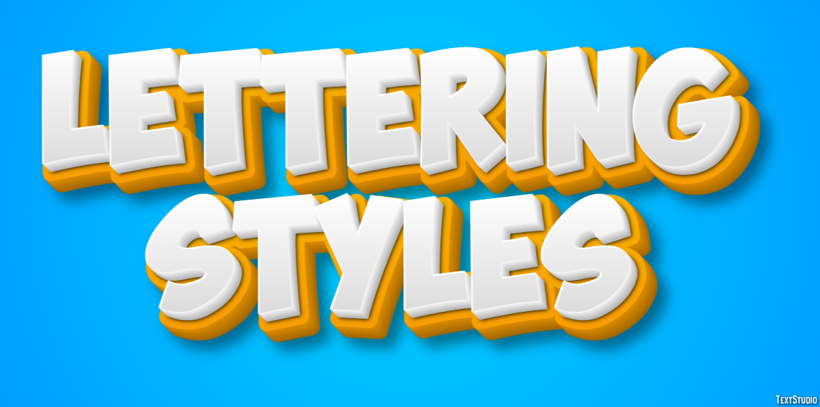Lettering Styles Text Effect