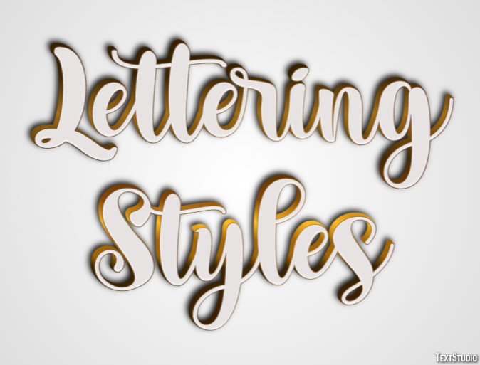Lettering Styles Text Effect