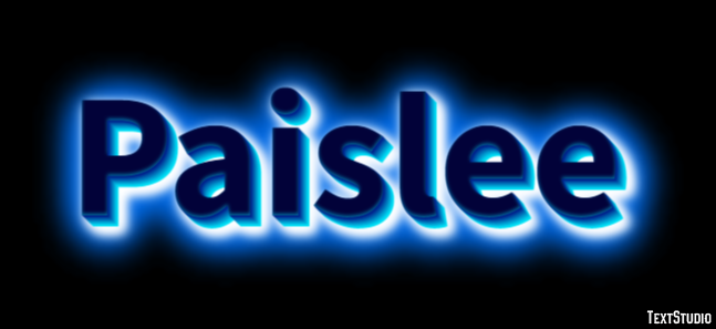 Paislee Efekt tekstowy