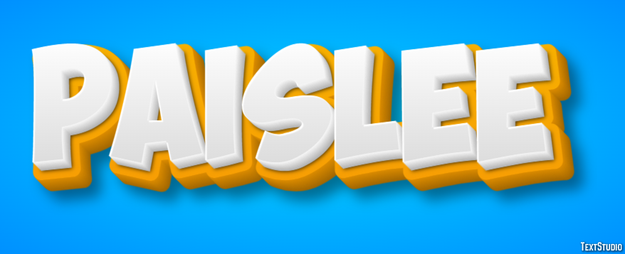 Paislee Efekt tekstowy