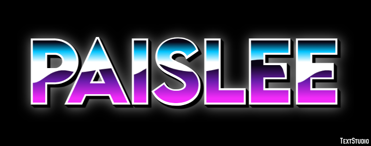 Paislee Efekt tekstowy