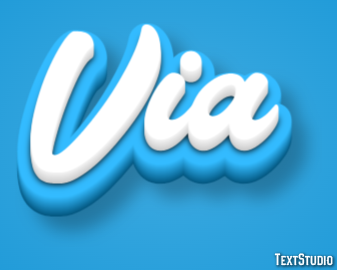 Via Text Effect