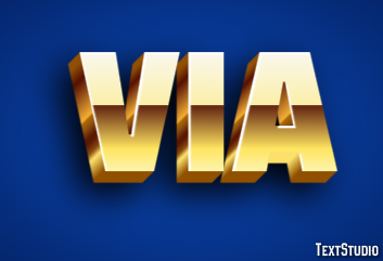 Via Text Effect