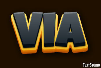 Via Text Effect