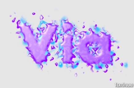 Via Text Effect