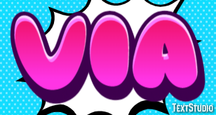 Via Text Effect