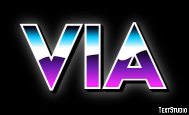 Via Text Effect