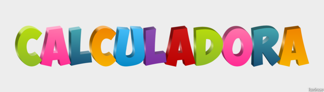 Calculadora Tekst Effect