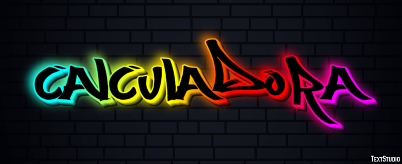 Calculadora テキスト効果