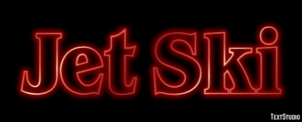 Jet Ski Efekt tekstowy