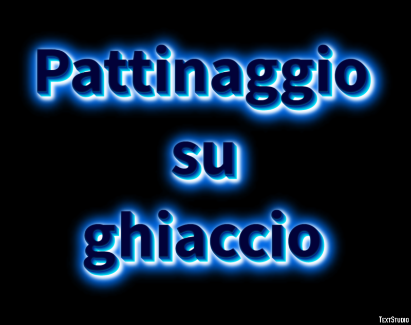 Pattinaggio su ghiaccio Efekt tekstowy