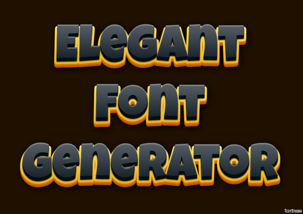 Elegant Font Generator テキスト効果