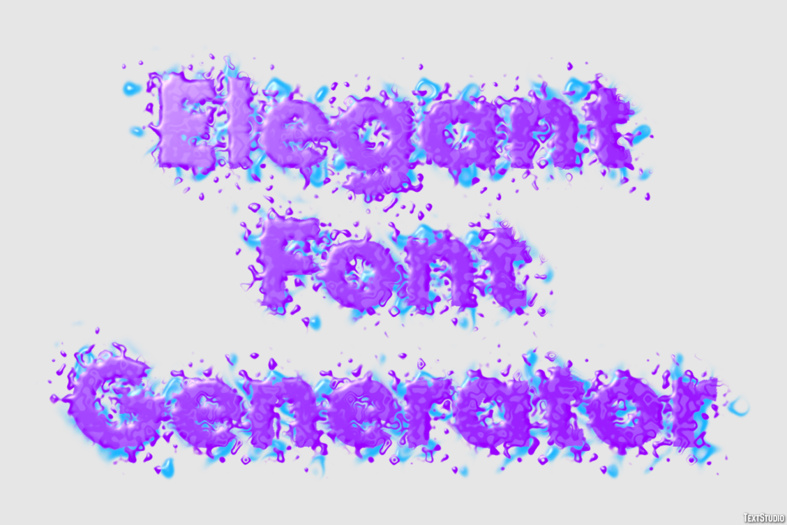 Elegant Font Generator テキスト効果