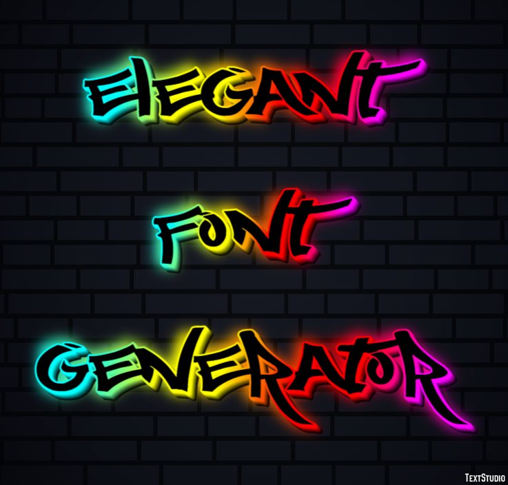 Elegant Font Generator テキスト効果