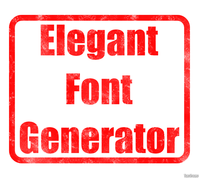 Elegant Font Generator テキスト効果